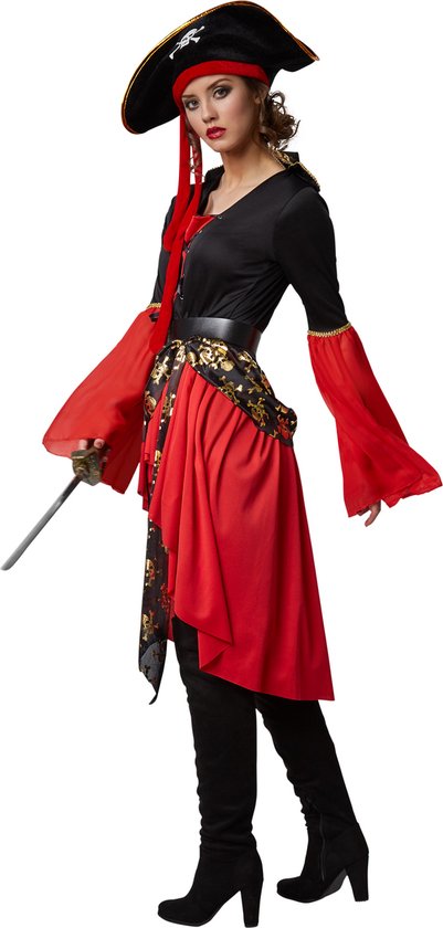 Dressforfun Costume de femme reine des pirates XL - déguisement déguisement halloween tenue de soirée carnaval costume carnaval tenue de soirée - 301777