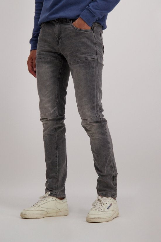 Jeans Homme Cars Newark Slim Fit Grey Used - L32 X L34