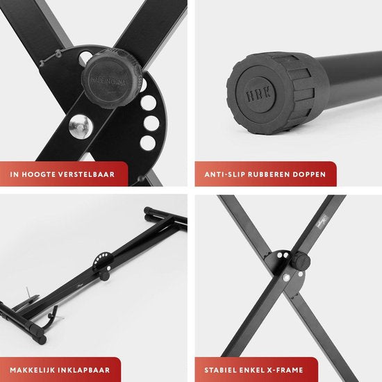 Keyboard Stand - support pour claviers - cadre en X simple réglable