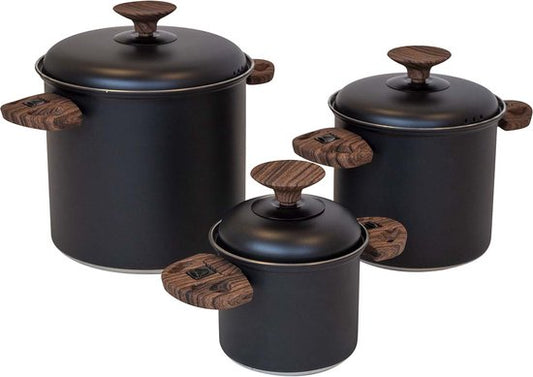 Bo-Camp - Industrial - Batterie de cuisine - Hading - Compact 3 - Acier inoxydable