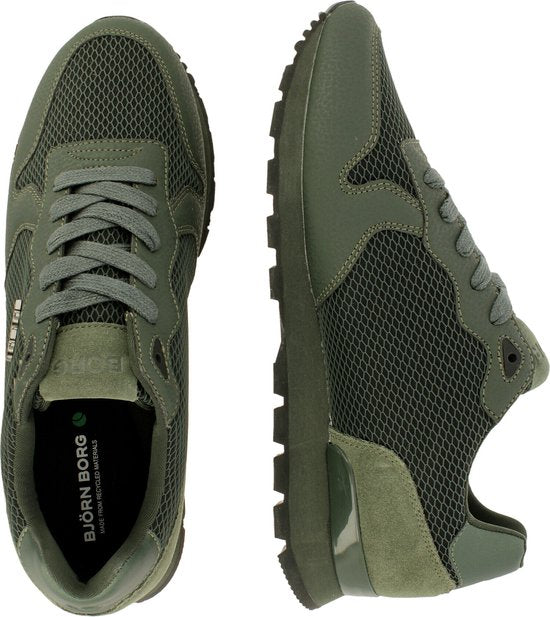 Björn Borg Sneakers - Taille 46 - Hommes - vert armée - noir