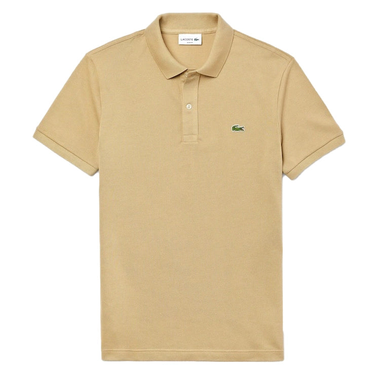 Polo Lacoste Slim Fit - Manches courtes - 100% coton - Beige - Taille XS
