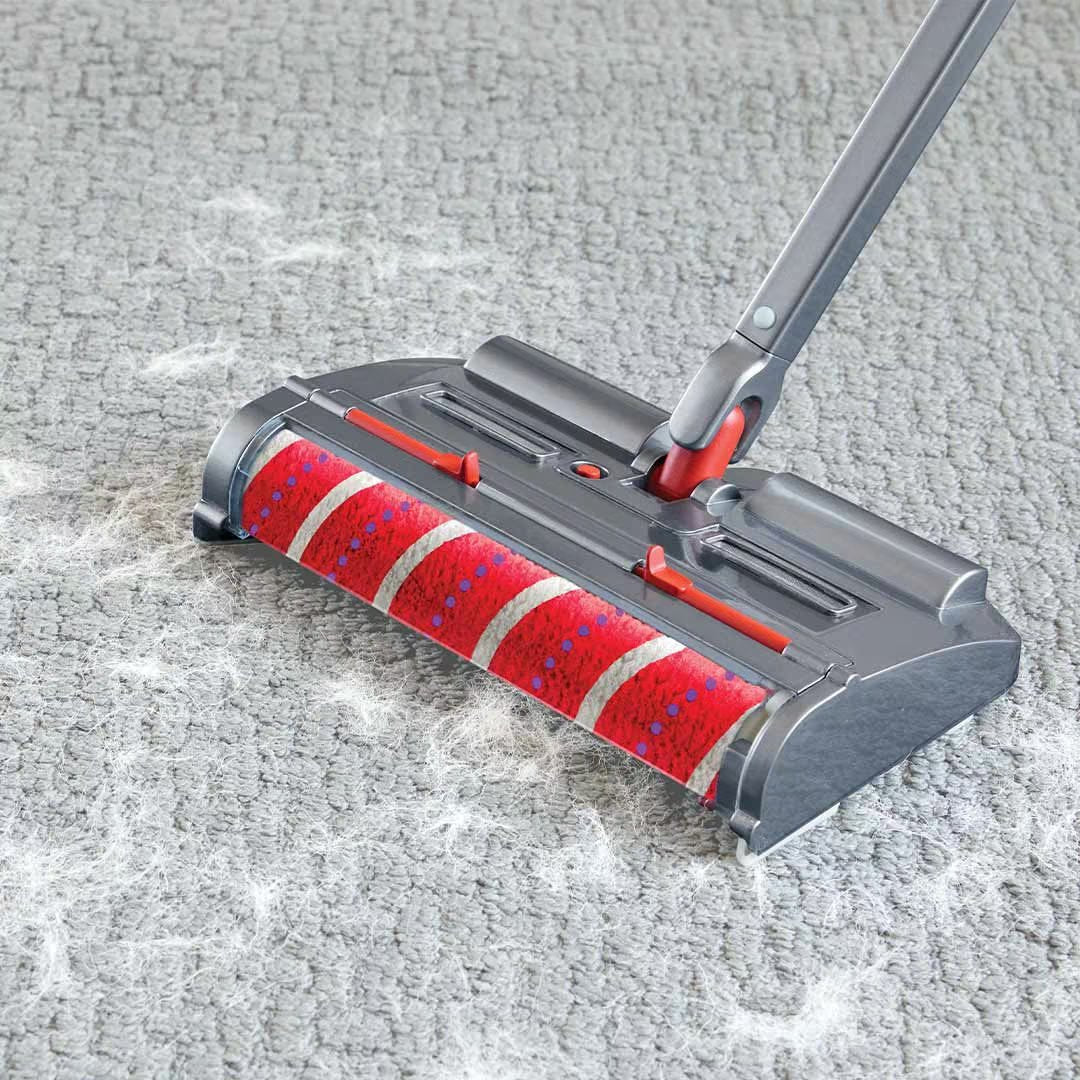 Balai turbo sans fil Livington Voom - Technologie de micro-brosses - Nettoyage puissant - Poignée flexible