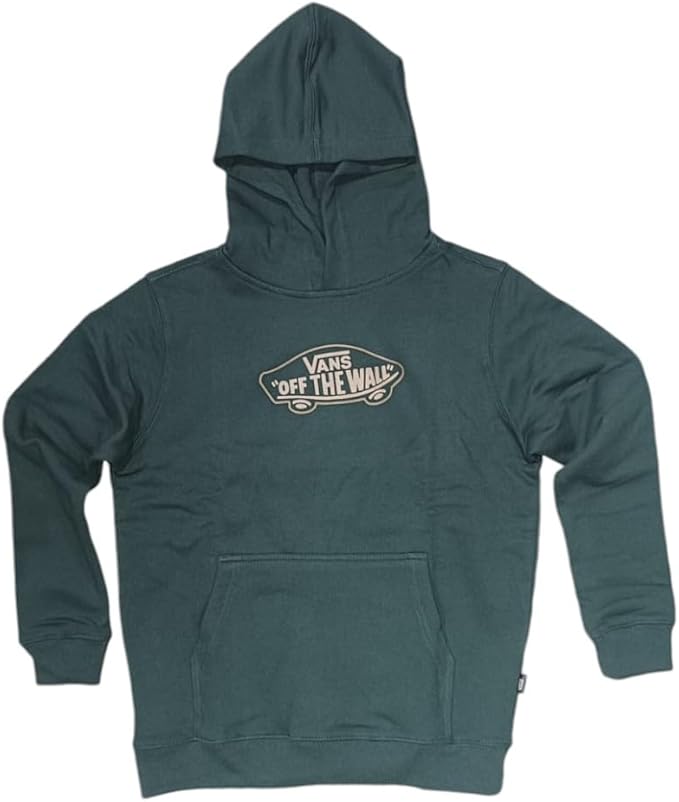 Vans Off The Wall Board Pullover - Green Gables - XL (Kids) - Sweat à capuche confortable pour garçons et filles