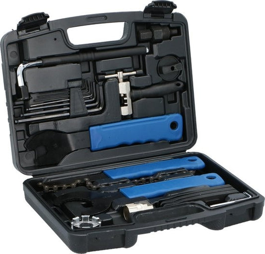 Kinzo Bicycle Repair Kit - 20-Piece - in Handy Case (Kit de réparation de bicyclette Kinzo - 20 pièces - dans une mallette pratique)