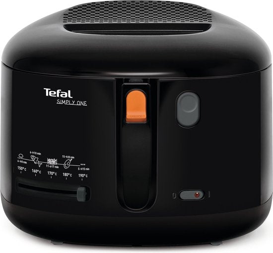 Tefal Simply One FF1608 - Friteuse - 2,1 L - Coolwall - Fenêtre de visualisation - Facile à nettoyer - 1 900 W - Noir