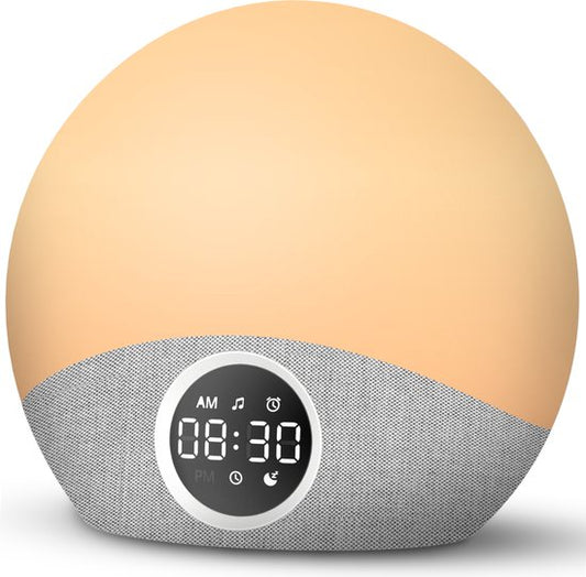 Swiftvein Solara Wake up Light - Réveil lumineux - Réveil numérique avec 30 sons