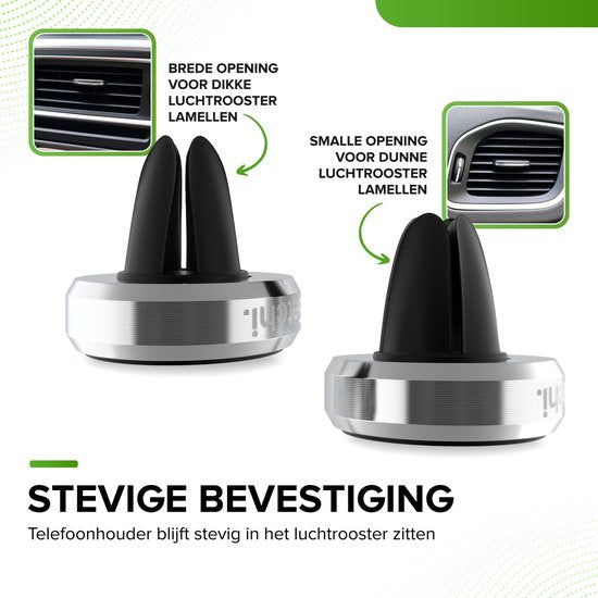 Support de téléphone iSetchi, Voiture, Magnétique, Gris/Noir