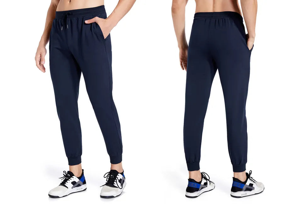 Pantalon de jogging ultra-doux Milanoro - Mélange de coton - Taille élastiquée - 2 poches - Taille L -