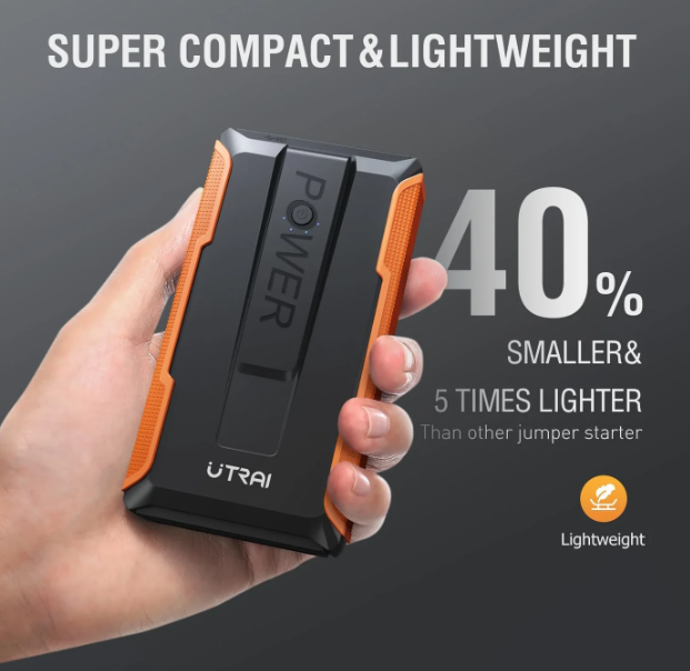 Utrai T1 Jump Starter 2000 A - Noir - Batterie externe 13 200 mAh