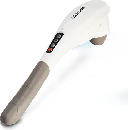 Appareil de massage Auronic Massage du cou et du dos Sans fil 5 accessoires Blanc/gris