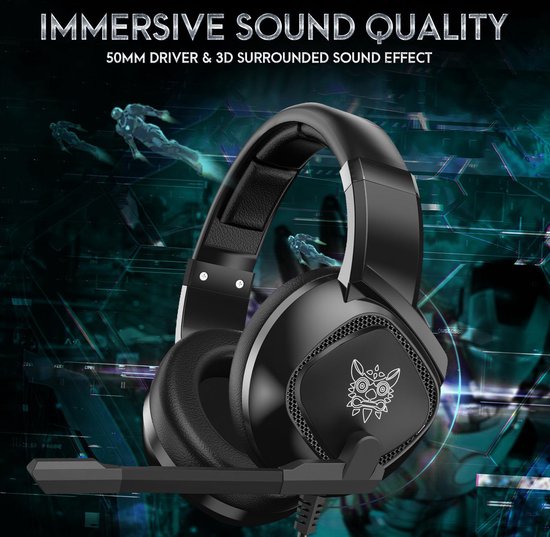 Casque de jeu ONIKUMA K19 - PS4 + PC