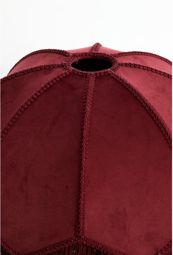 Light & Living Abat-jour Malacia - Rouge foncé - Ø 35 cm - Moderne