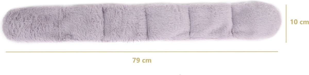 O'DADDY® Pitsack micro-ondes à la menthe - Pitsack - oreiller pour noyaux de cerises - pitsack pour le cou et les épaules - coussin chauffant - 79 x 10 cm lilas
