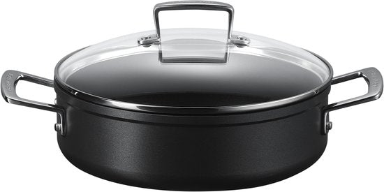 Poêle provençale Le Creuset - Sauteuse - Les Forgées TNS - ø 28 cm / 5,4 litres - revêtement antiadhésif standard