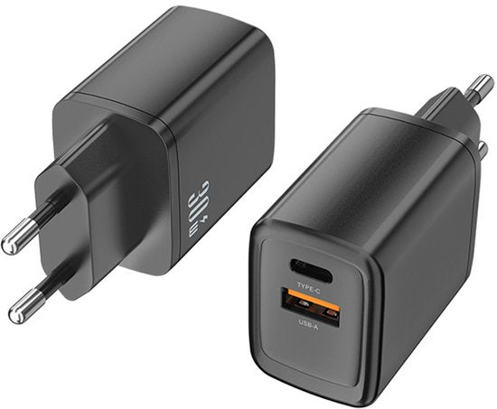 Vlectro - Adaptateur 2-en-1 pour charge super rapide - Blanc - 1 adaptateur