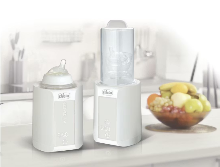 Chicco Chauffe-Biberon 4-en-1 Multifonction - Blanc - 22 × 18 × 28 cm