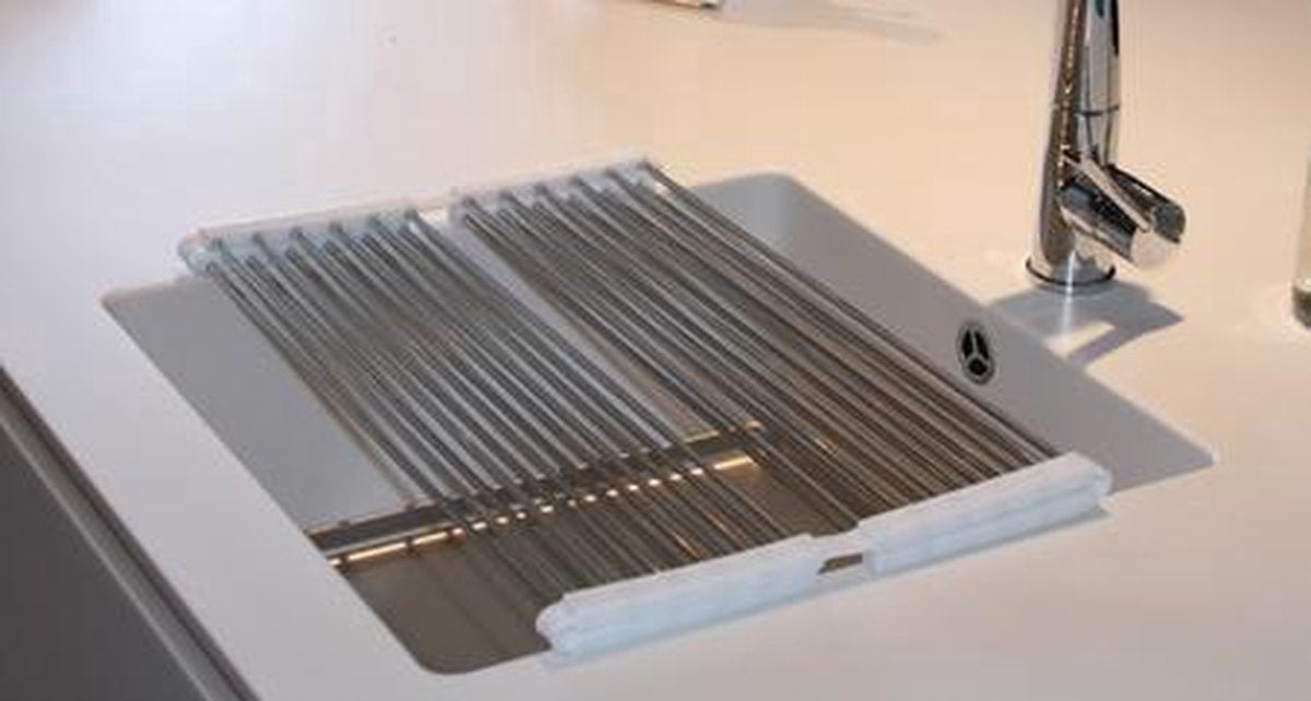 Égouttoir en acier inoxydable | Égouttoir pliable Copa Design | Égouttoir à casseroles | Porte-casseroles | Dessous de plat | Copa Design | Acier inoxydable