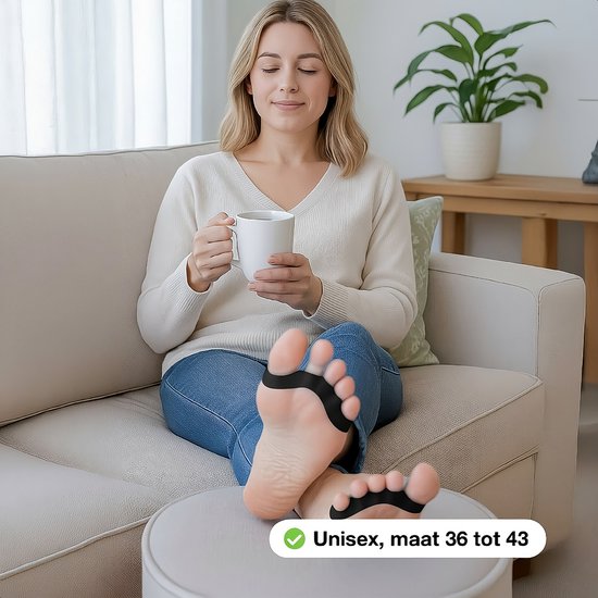 Alyze Toe Spread Silicon - 2 Pieces - Hallux Valgus Corrector - Toe Protector - Toe Spreaders - Toe Corrector - Hammer Toe Brace - Big Toe - Personal Care