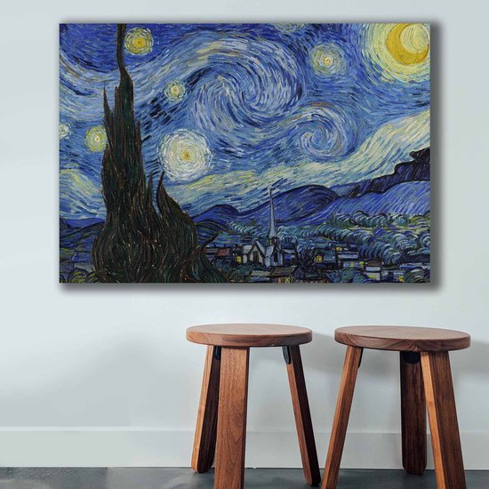 Vincent - Tableau décoratif sur toile | Cadre en bois | 70 x 100 cm - Asir Group - Photo sur toile - Photo sur toile