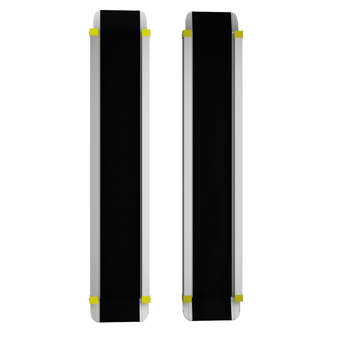 Coast Telescopic Wheelchair ramp Set of 2 - Rampes en aluminium avec revêtement antidérapant - 91.5-152.5 cm - Silver - Capacité de charge 270 kg