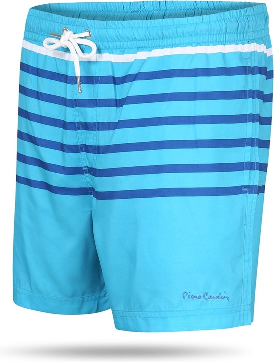 Pierre Cardin - Pantalon de bain Homme Short de bain à rayures - Bleu - Taille S