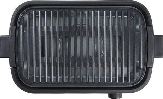 Princess Table Chef Purify - 103215 - Barbecue de table - 35 x 21 cm - Gril de table et barbecue avec système de filtration d'air - Aspiration intégrée - Jusqu'à 260 degrés - Sans PFAS - 1 800 W