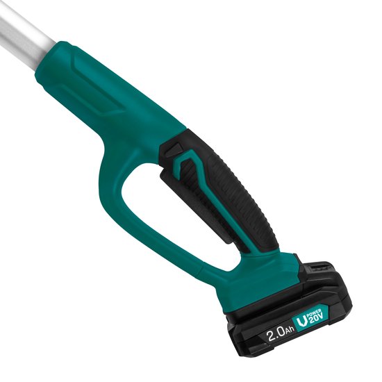 VONROC Taille-haie Accu télescopique 20V - Lame inclinable - Réglable en continu (batterie 2.0Ah et chargeur rapide inclus)