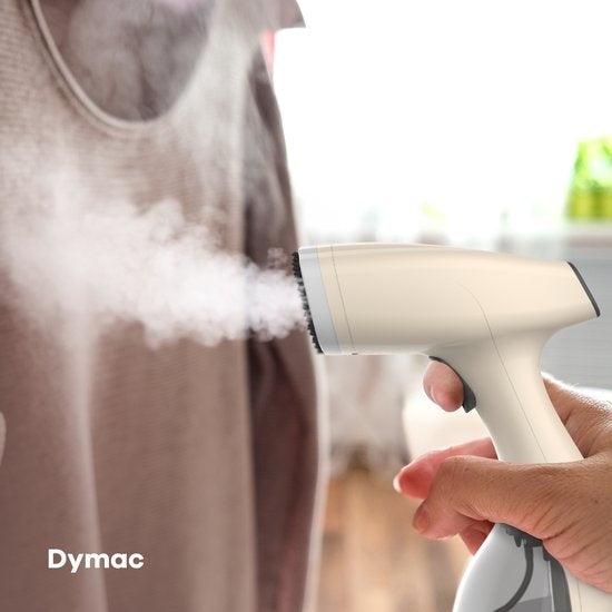 Dymac SilkSteam Fusion - Nettoyeur à vapeur - Vêtements et meubles à la vapeur - Vaporisateur portatif - Vêtements à la vapeur - Brosse à peluches incluse