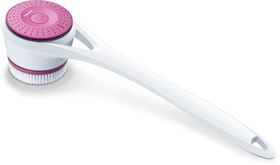 Brosse de bain électrique Beurer FC 25 – Brosse pour le dos – Brosse pour le corps – Appareil de massage – Brosse pour la peau avec poignée – Brosse exfoliante – 2 vitesses – Blanche – Garantie de 3 ans