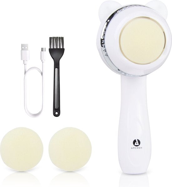 Appareil électrique Apeiron pour éliminer les callosités – Lime pour les pieds – Appareil professionnel pour éliminer les callosités – Lime à callosités – Appareils pour éliminer les callosités – Rechargeable par USB – 3 disques de limage supplémentaires