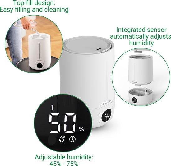 Medisana AH 663 - Humidificateur Top-Fill