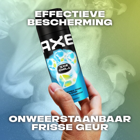 Déodorant spray pour le corps AXE - Ice Chill - au parfum irrésistible - 150 ml