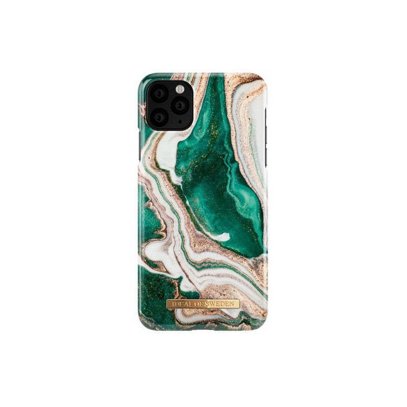 iDeal of Sweden iPhone 11 Pro Coque arrière - Golden Jade Marble