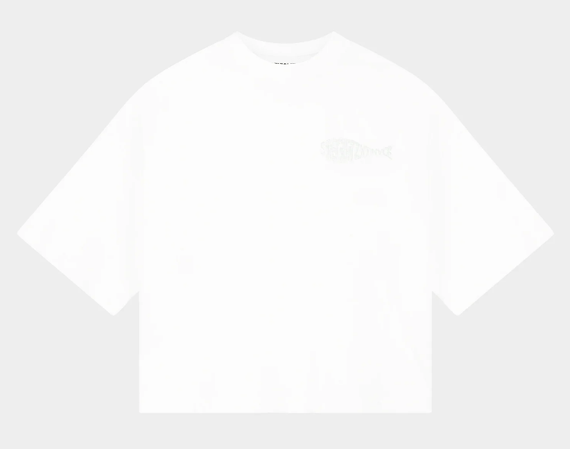 T-shirt oversize carré Stieglitz Tin - Coupe carrée - Stieglitz x Tine - Blanc