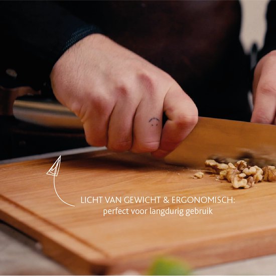 Boska Knife Set Copenhagen - 5 couteaux de cuisine - Pour tout type d'aliments - Design unique - Lavable au lave-vaisselle - acier inoxydable