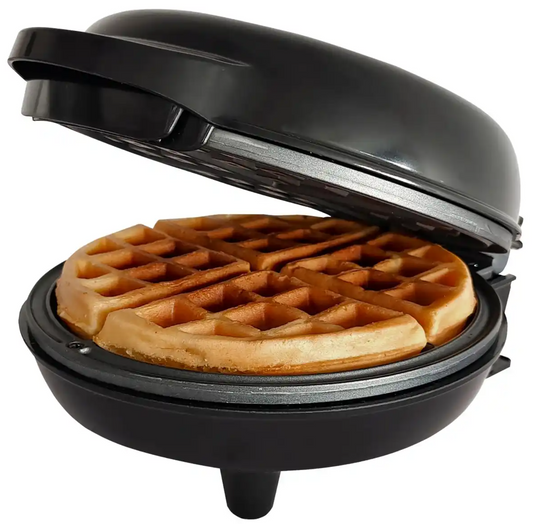 Gaufrier Bestron AWM6Z – Gaufres de Bruxelles – Ø 11 cm, revêtement antiadhésif – 750 W