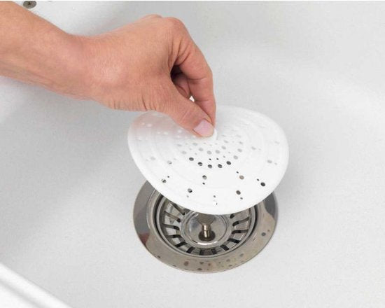 Wenko Filtre à eau Sava 12 cm en silicone, blanc