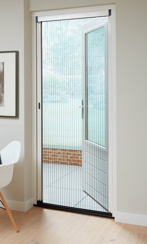 Porte plissée Bruynzeel s900 L 96x227-230 blanc