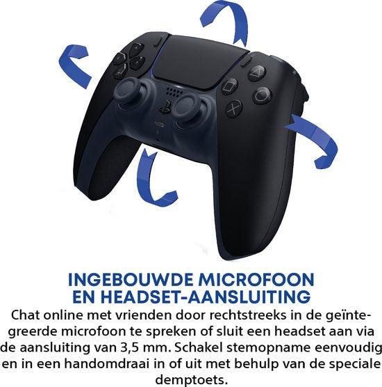 Manette sans fil DualSense pour PS5 de Sony - Noir nuit