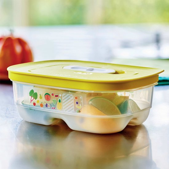 Tupperware Fridge Smart 0,8 l - Boîtes de conservation - Sans BPA - Bocal de conservation - Boîte à repas - Boîtes en plastique - Récipients alimentaires - Les aliments restent frais deux fois plus longtemps