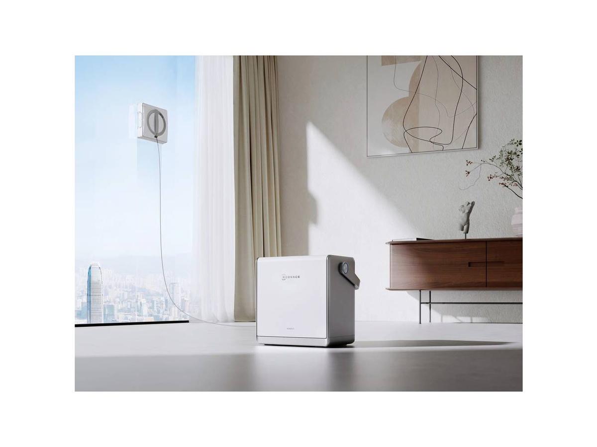 Robot lave-vitres Ecovacs Winbot W2 Pro Omni - Navigation avancée - Autonettoyant - Blanc