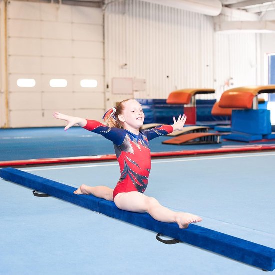 ProSkill Poutre de gymnastique - 210cm - Poutre d'équilibre - Pour la maison - Pliable - Gymnastique