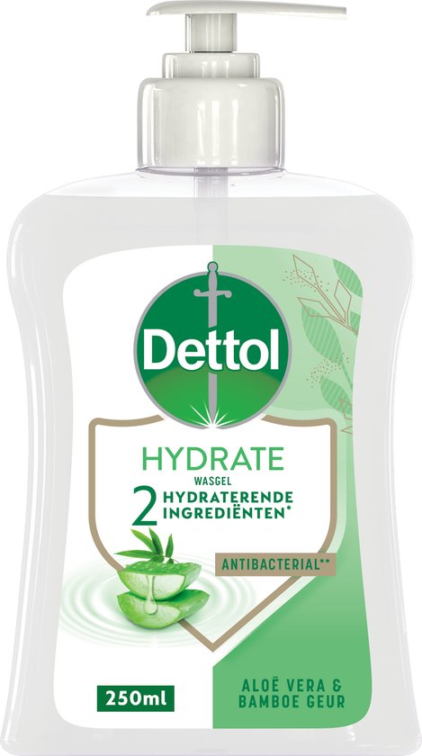 Savon pour les mains Dettol - Antibactérien - Adoucissant - À l'aloe vera - 250 ml