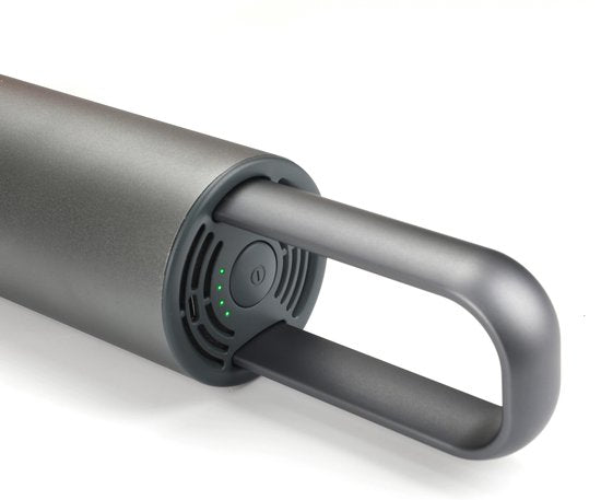 FlinQ Design Aspirateur à main - Dépoussiéreur - Sans fil - Aspirateur sans sac - Gris foncé