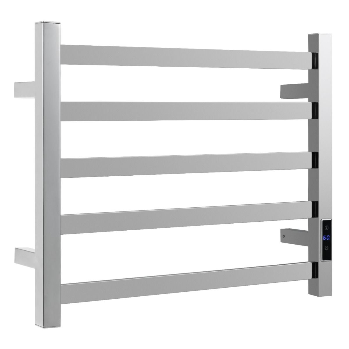 Chauffe-serviettes Coast - jusqu'à 60°C - 55 x 11 x 45 cm - Silver