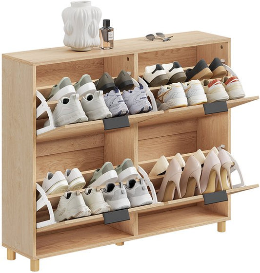 Armoire à chaussures SoBuy - 4 portes - 8 compartiments - Design moderne - 83 x 24 x 100 cm | FSR214-N