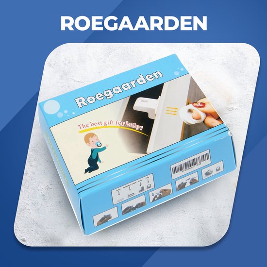 Roegaarden Child Lock Cupboards - Sécurité des armoires pour enfants - Aimant de sécurité pour enfants - 4 pièces