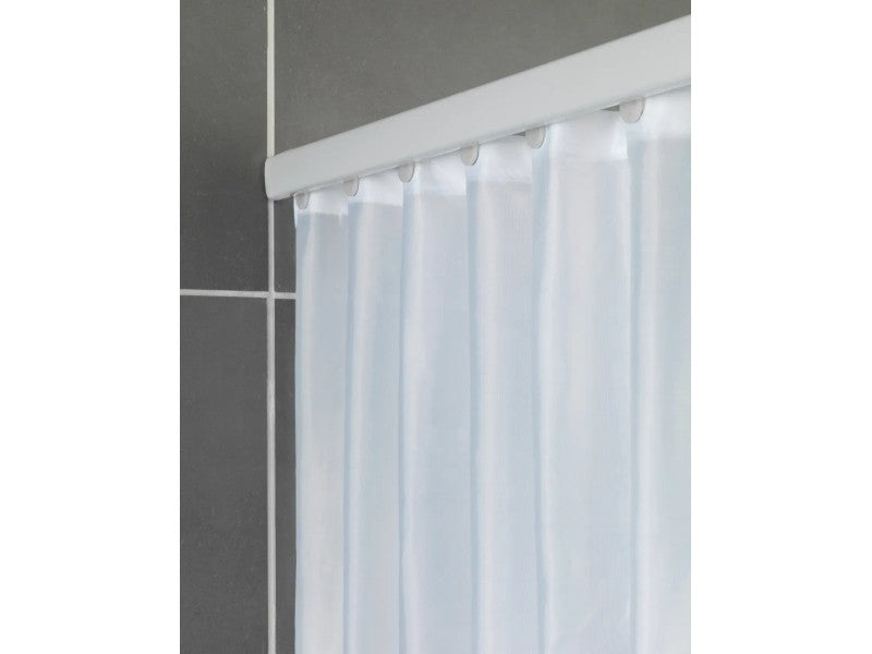Rail télescopique pour rideau de douche Wenko Era 75-125 cm – Blanc – Sans perçage