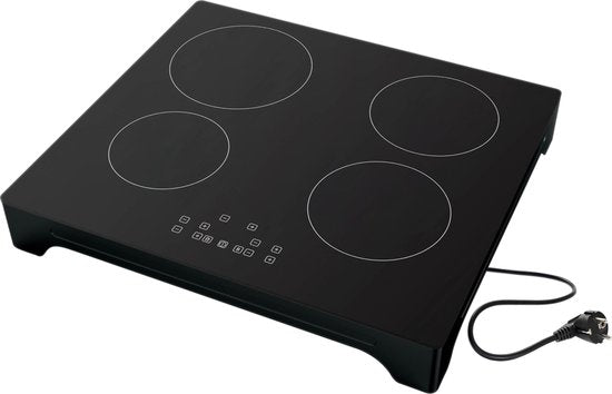 Tomado TIH6010B - Plaque de cuisson à induction - Pose libre - 1 phase plug & play - Commandes tactiles - Noir